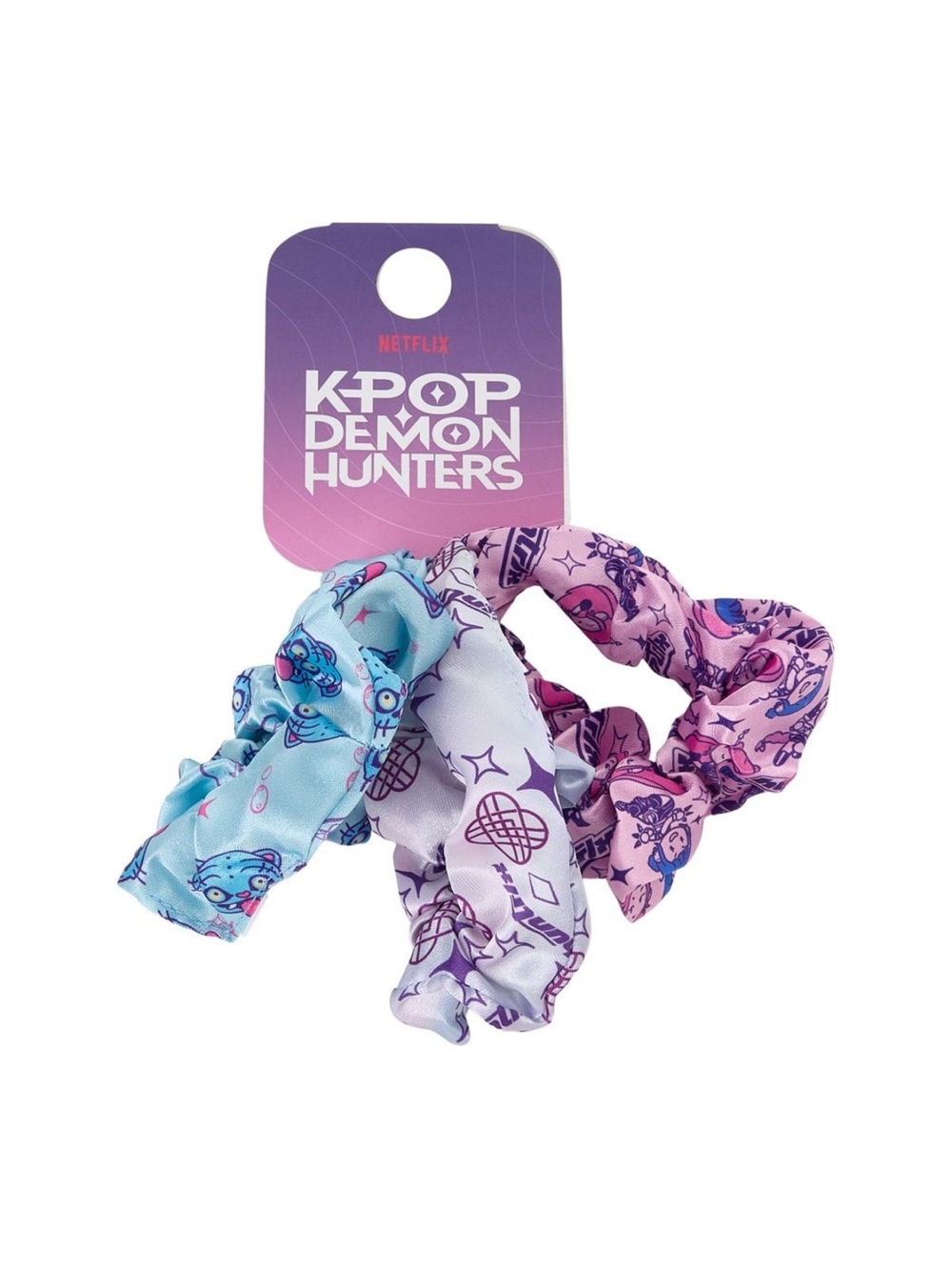 K-Pop Demon Hunters Huntrix Hair Scrunchie Set